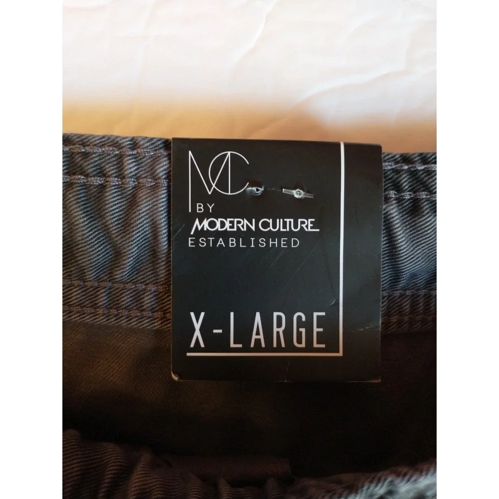 Men Modern Culture Gray Camo‎ Cargo Shorts XL
